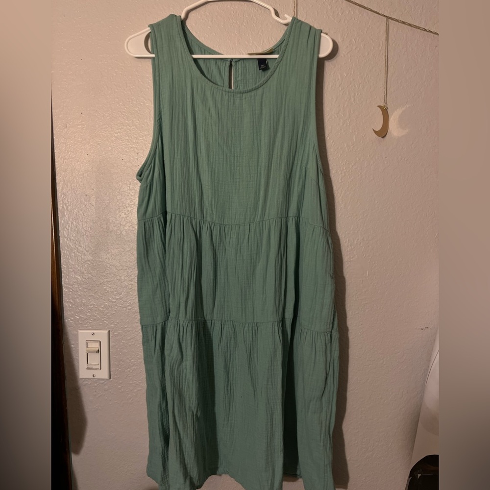 blue babydoll dress